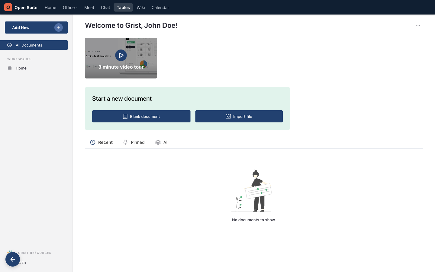 Tables app